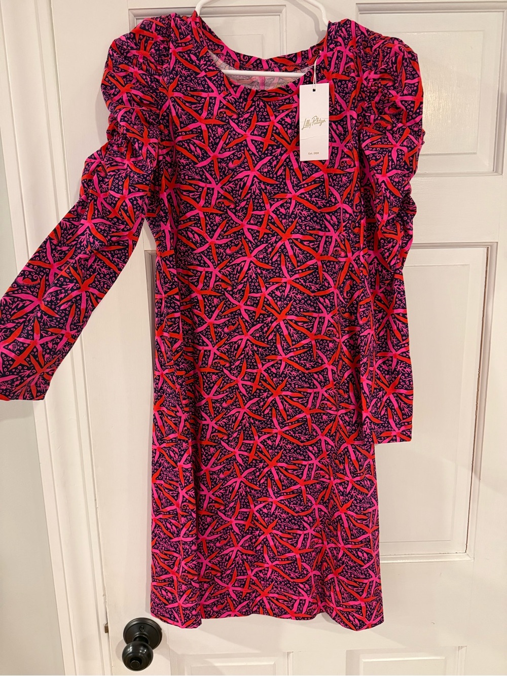 NWT Lily Pulitzer Steffie Dress in Passion Fruit Pink - Size L